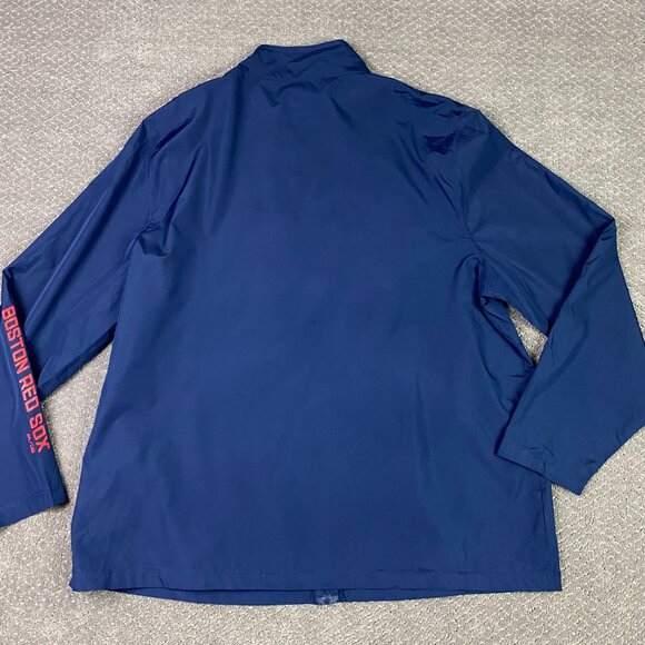 Boston Red Sox Full Zip Windbreaker Jacket Men's 2XL Majestic Blue Baseball XXL - Picture 4 of 13